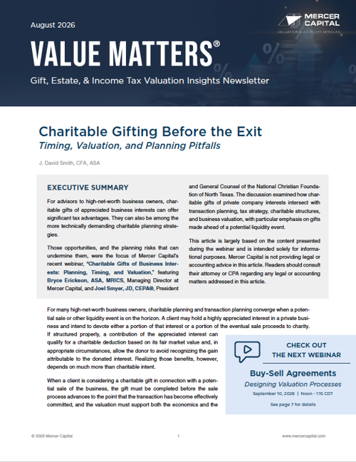 Value Matters Cover August 2026