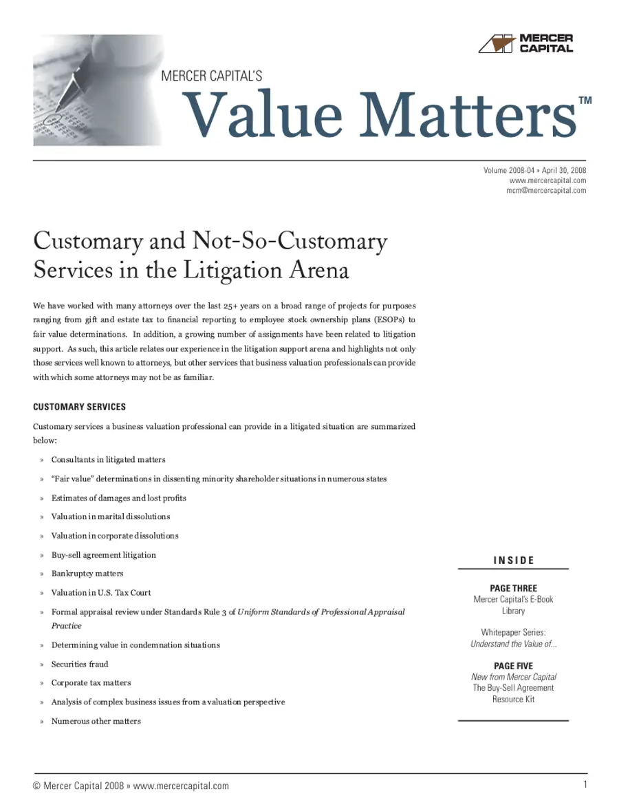 08 04 Value Matters