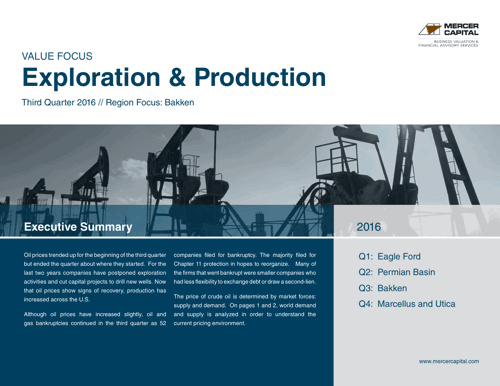 2016Q3 EP Energy Industry
