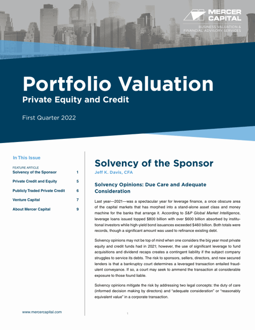 2022Q1 Portfolio Valuation