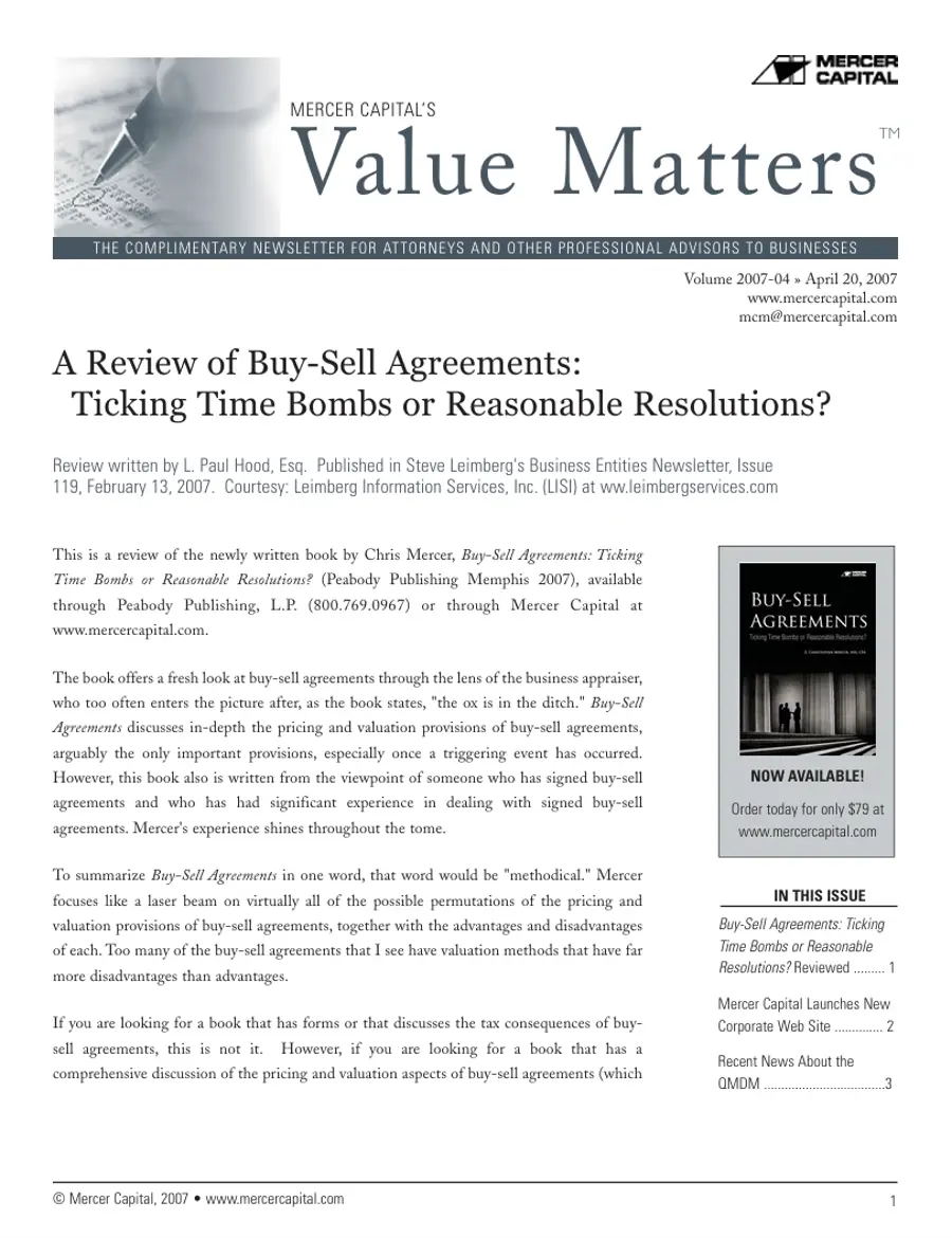 07 04 Value Matters