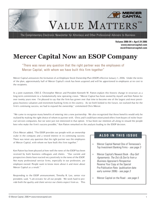 06 04 Value Matters