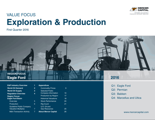 2016Q1 Energy Industry