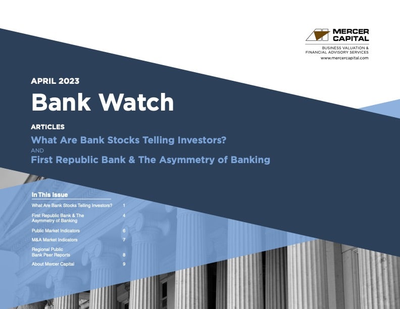 April 2023 | What Are Bank Stocks Telling Investors?