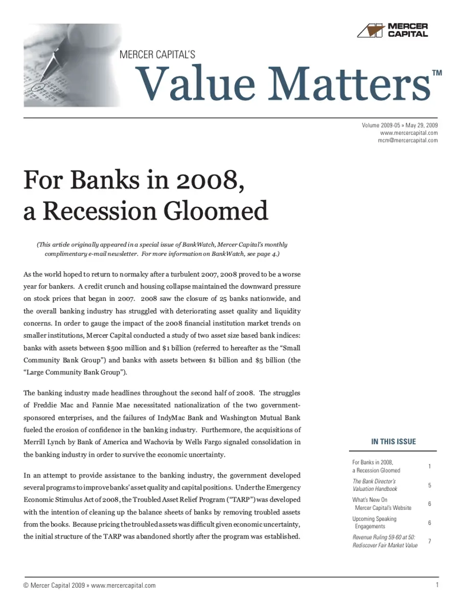 09 05 Value Matters