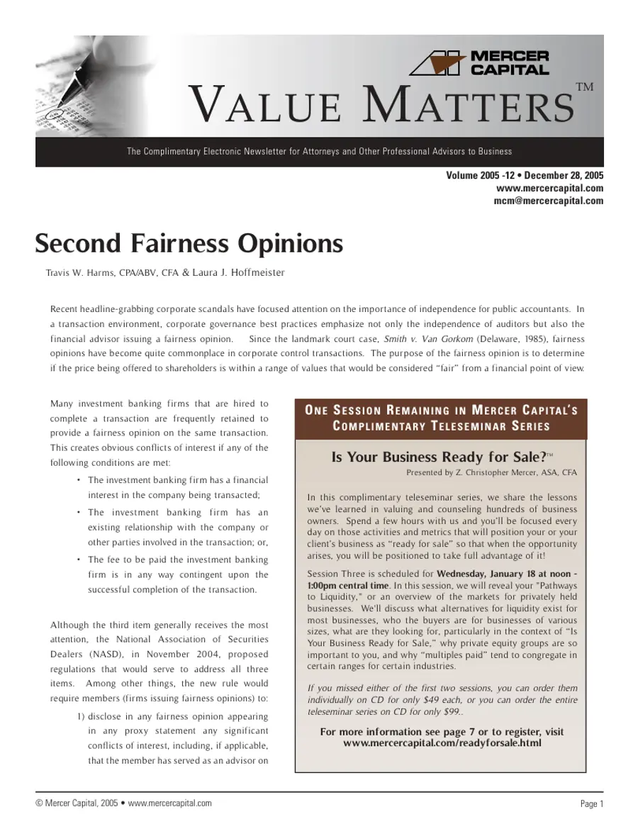 05 12 Value Matters