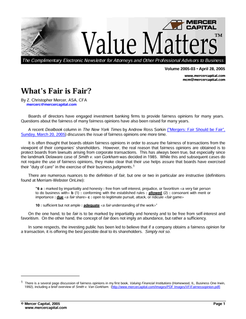 05 03 Value Matters