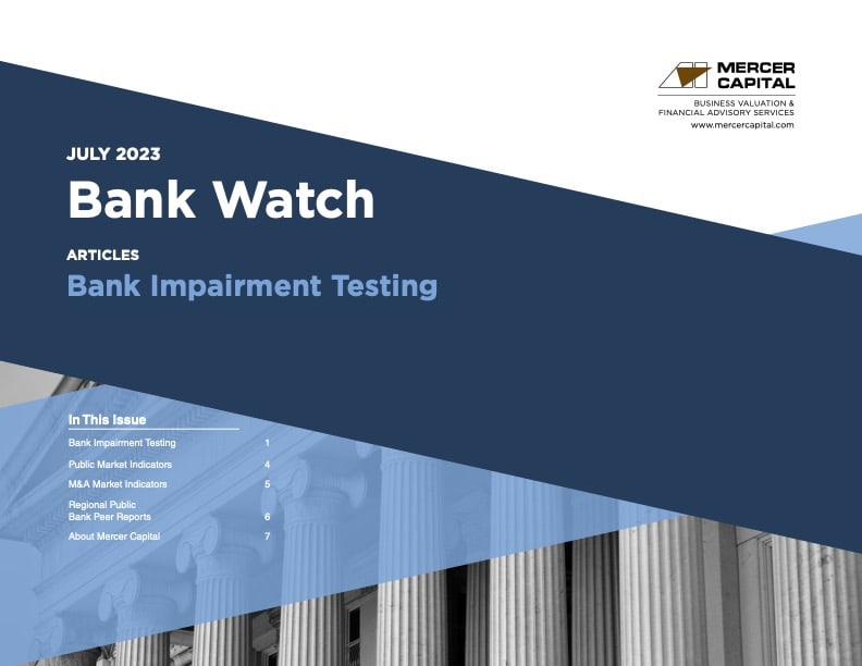 July 2023 | Bank Impairment Testing