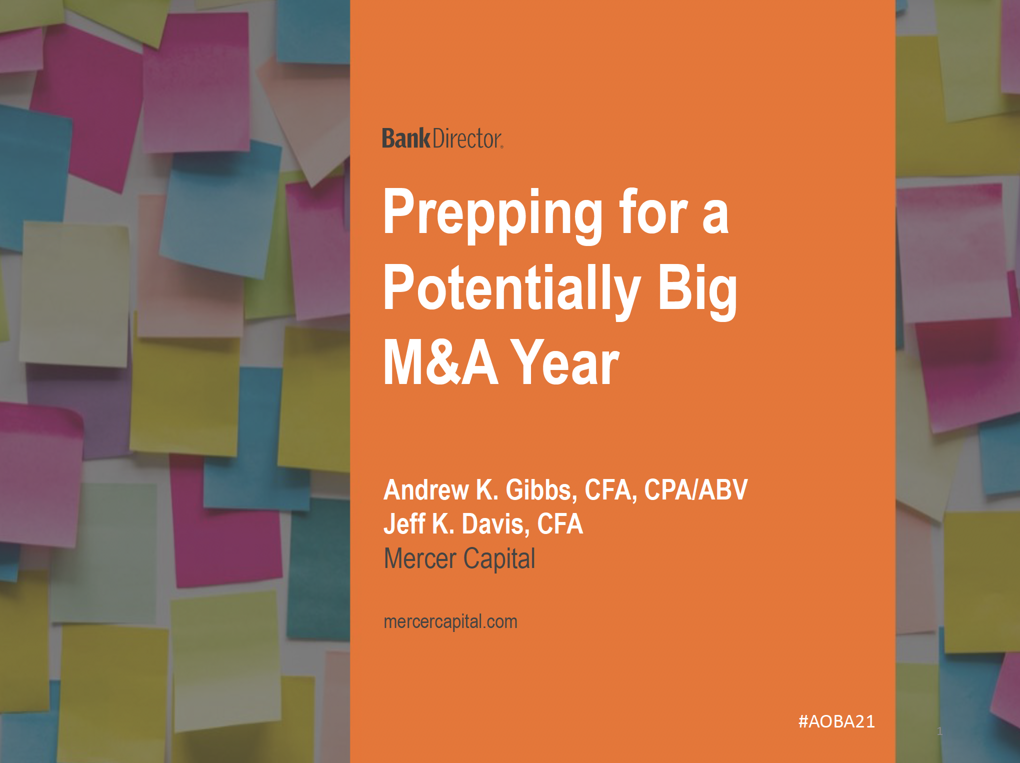 Prepping for a Potentially Big M&A Year in 2021