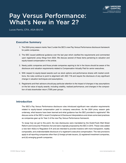 Cov_2024 Pay Versus Performance What’S New In Year 2