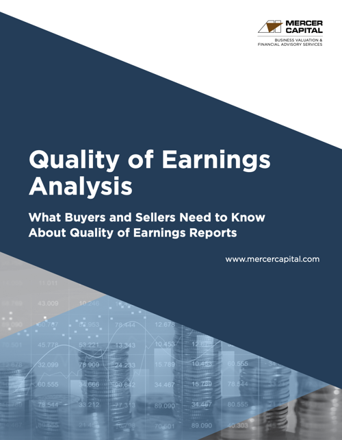 Mercer-Capital-Quality-of-Earnings-Analysis COVER