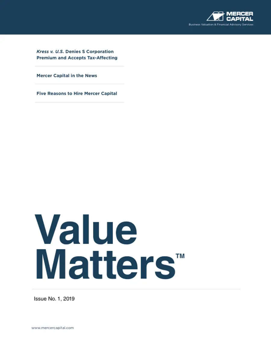 2019 01 Value Matters