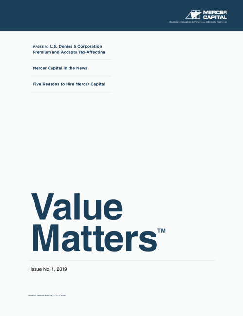 2019 01 Value Matters
