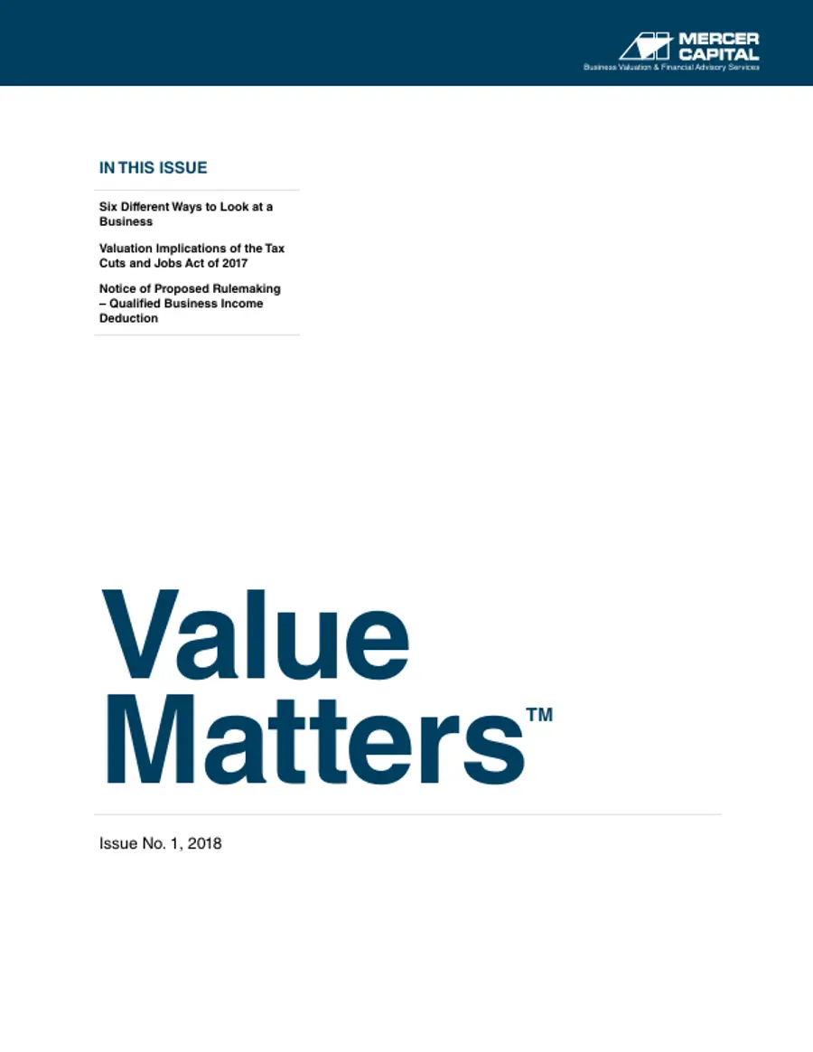 2018 01 Value Matters