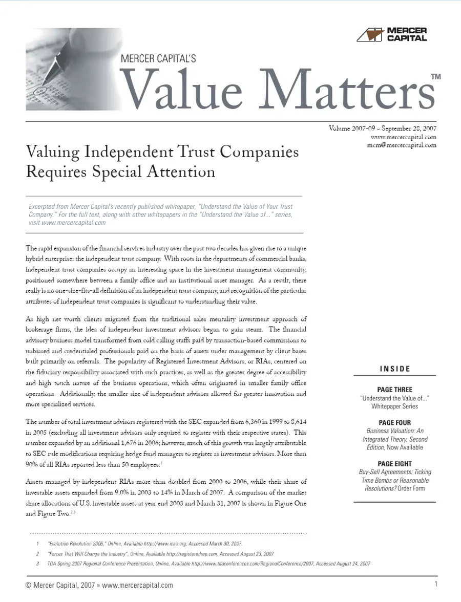 07 09 Value Matters