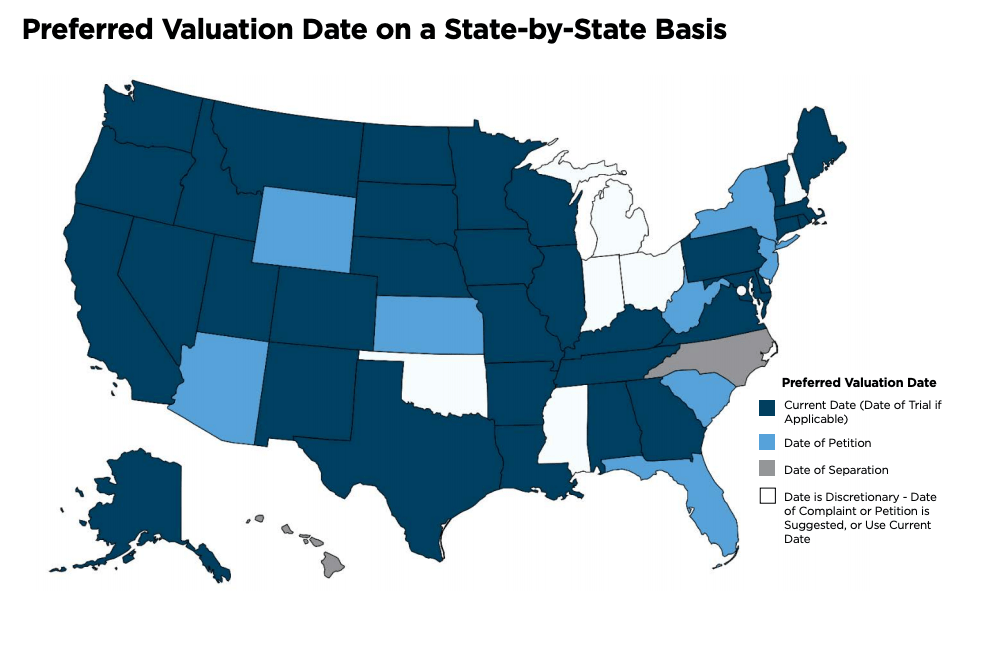 Preferred Valuation Date on a State-by-State Basis.
