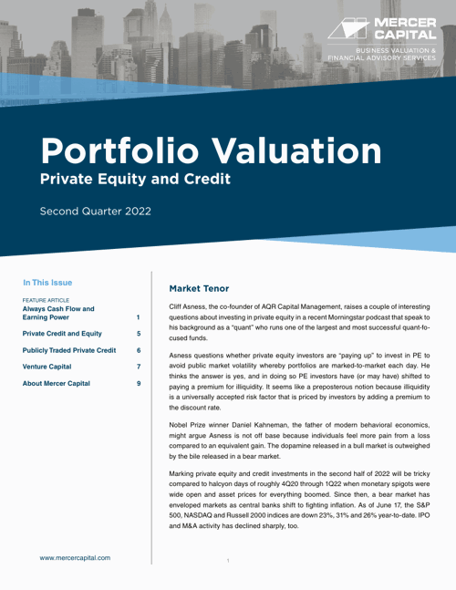 2022Q2 Portfolio Valuation