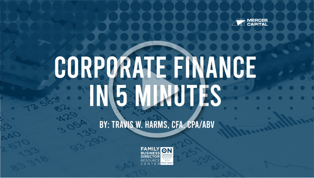 Video: Corporate Finance in 30 Minutes