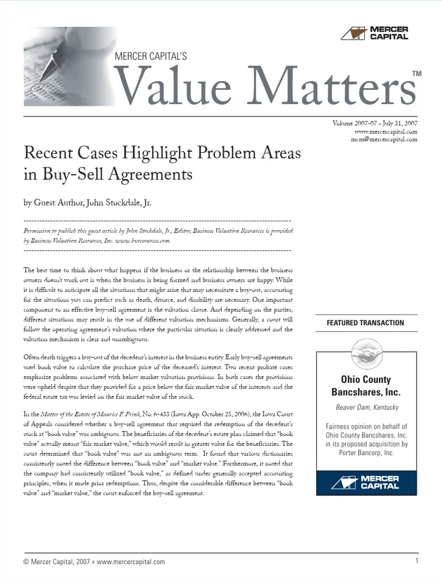 07 07 Value Matters