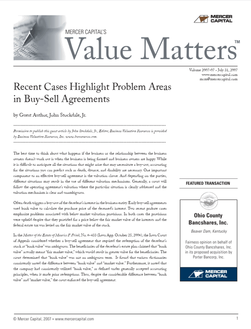 07 07 Value Matters