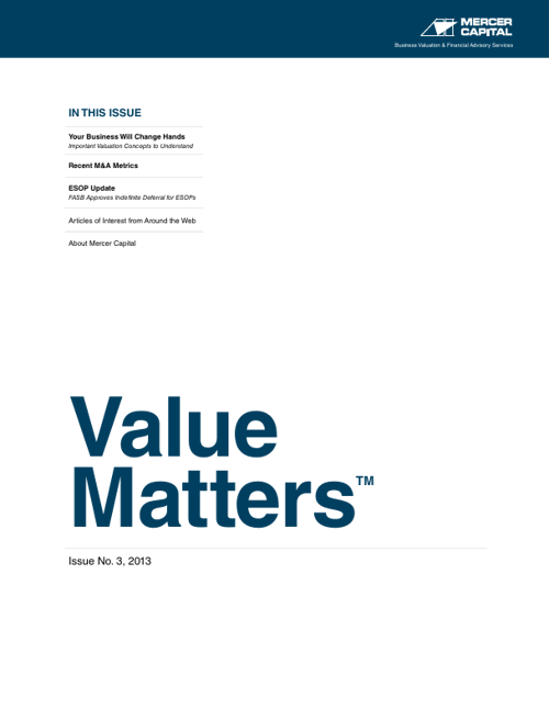 13 03 Value Matters