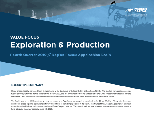 2019Q4 Ep Energy Industry