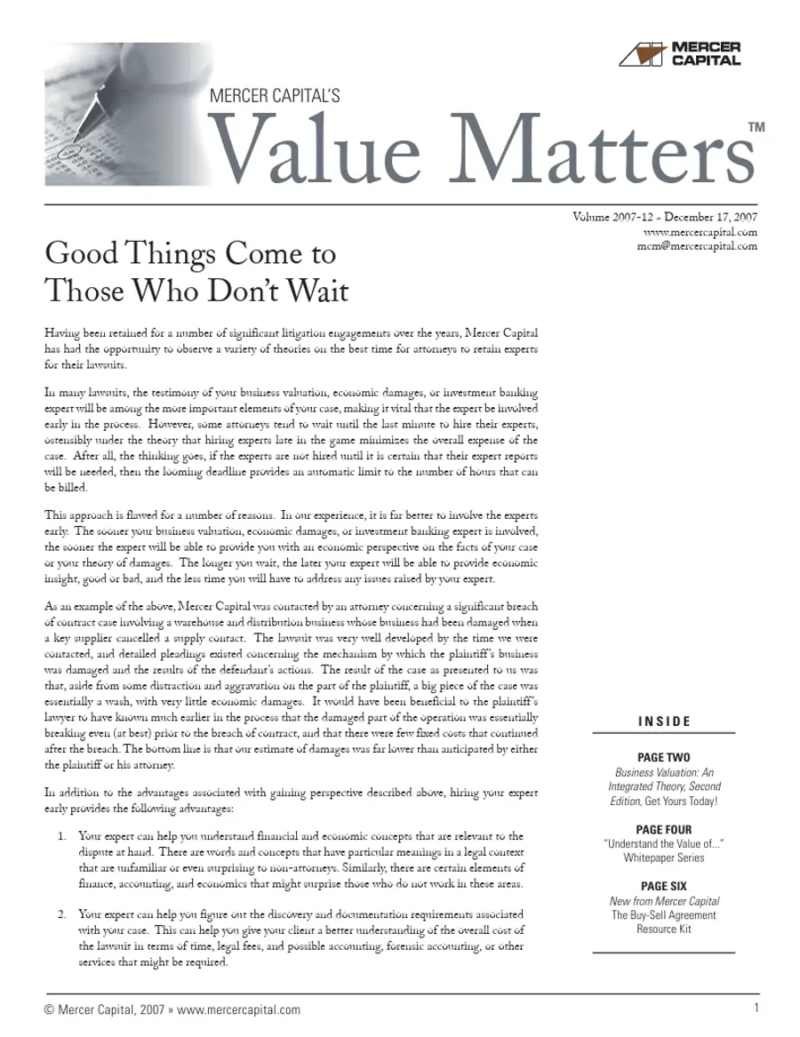 07 12 Value Matters