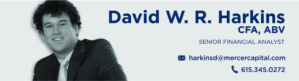 David W. R. Harkins CFA, ABV, Senior Financial Analyst.