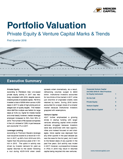2018Q1 Portfolio Valuation
