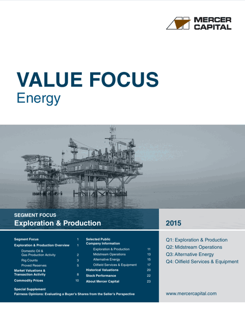 2015 Q1 Energy Industry