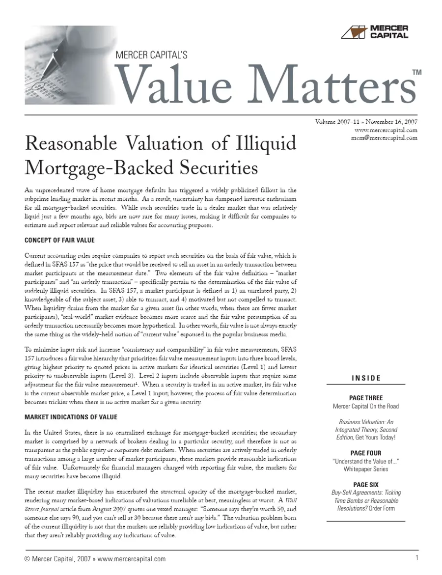 07 11 Value Matters