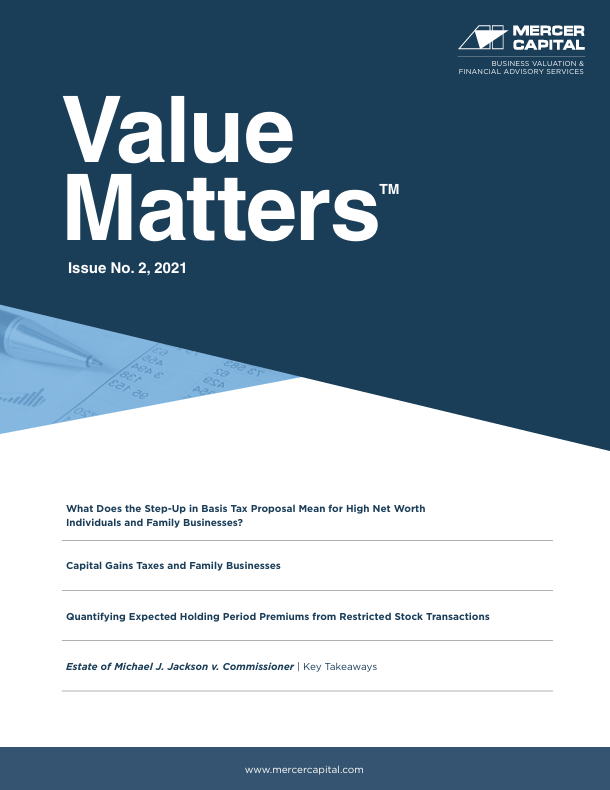 Mercer Capital’s Value Matters 2021-02
