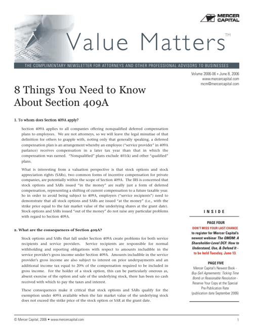 06 06 Value Matters