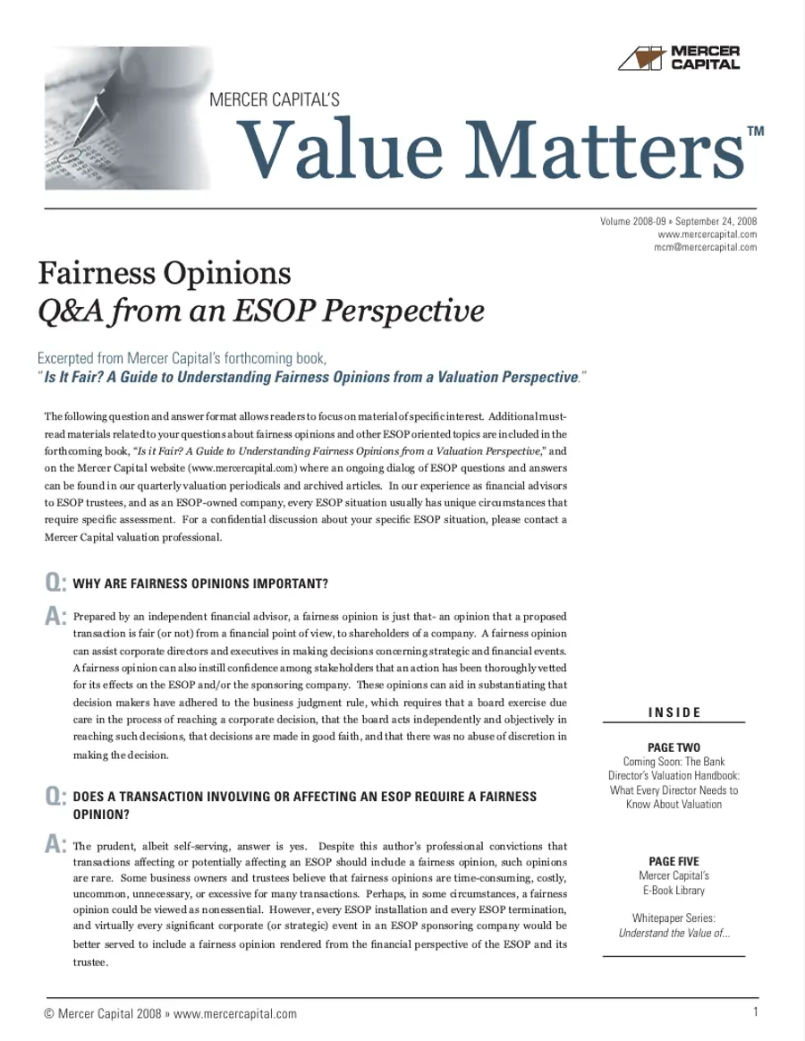 08 09 Value Matters