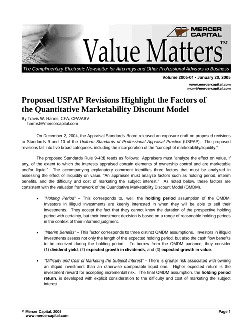 05 01 Value Matters