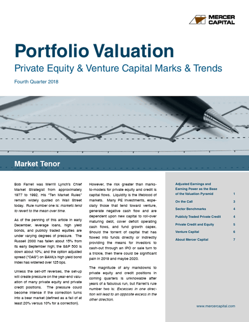 2018Q4 Portfolio Valuation