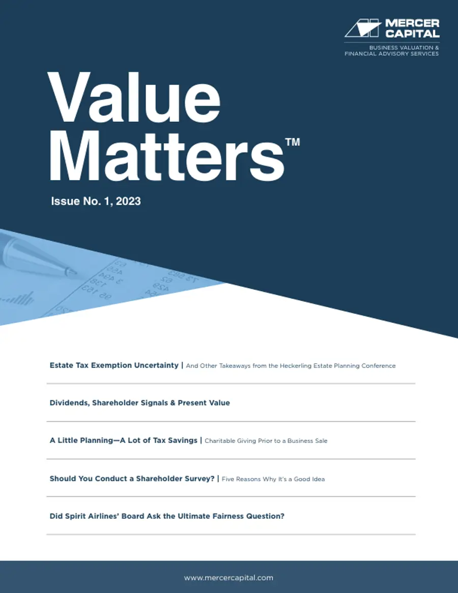 2023 01 Value Matters